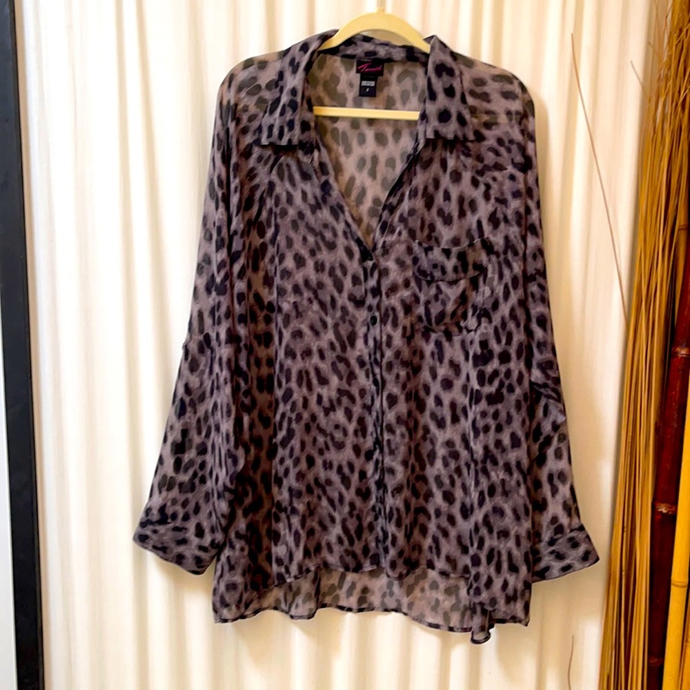 Fabulous Sheer Blouse Size 3
